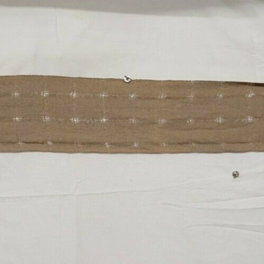 VINTAGE BROWN YARN ?THREAD? LADIES SCARF
